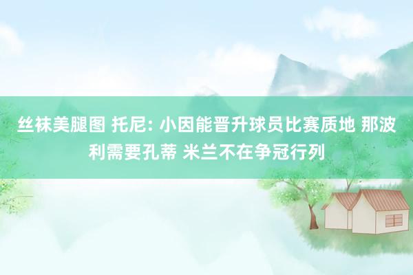 丝袜美腿图 托尼: 小因能晋升球员比赛质地 那波利需要孔蒂 米兰不在争冠行列