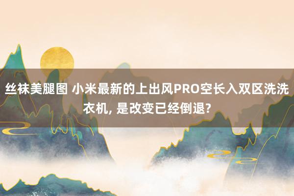 丝袜美腿图 小米最新的上出风PRO空长入双区洗洗衣机, 是改变已经倒退?
