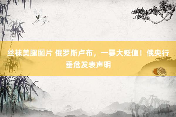 丝袜美腿图片 俄罗斯卢布，一霎大贬值！俄央行垂危发表声明