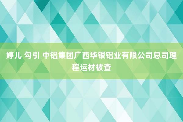 婷儿 勾引 中铝集团广西华银铝业有限公司总司理程运材被查