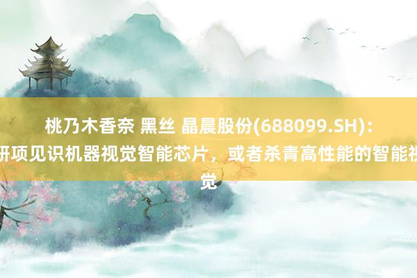 桃乃木香奈 黑丝 晶晨股份(688099.SH)：在研项见识机器视觉智能芯片，或者杀青高性能的智能视觉