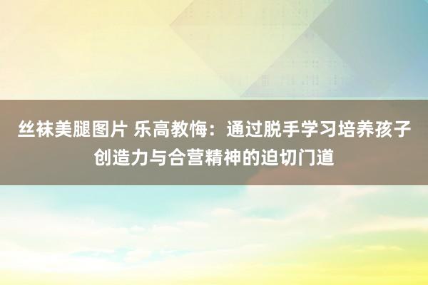 丝袜美腿图片 乐高教悔：通过脱手学习培养孩子创造力与合营精神的迫切门道