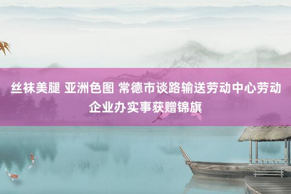 丝袜美腿 亚洲色图 常德市谈路输送劳动中心劳动企业办实事获赠锦旗