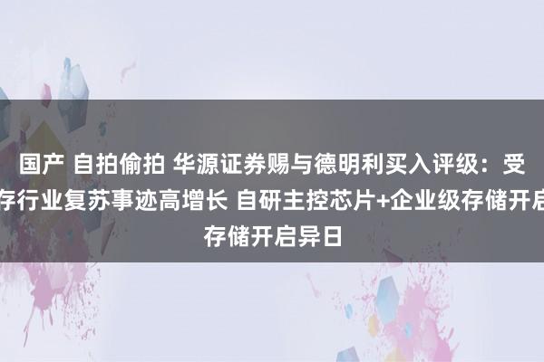 国产 自拍偷拍 华源证券赐与德明利买入评级：受益闪存行业复苏事迹高增长 自研主控芯片+企业级存储开启异日