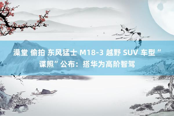 澡堂 偷拍 东风猛士 M18-3 越野 SUV 车型“谍照”公布：搭华为高阶智驾