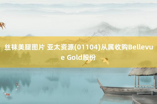 丝袜美腿图片 亚太资源(01104)从属收购Bellevue Gold股份